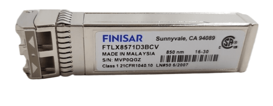 FTLX8571D3BCV Finisar 10GBASE-SR SFP+ 850nm 300m Transceiver